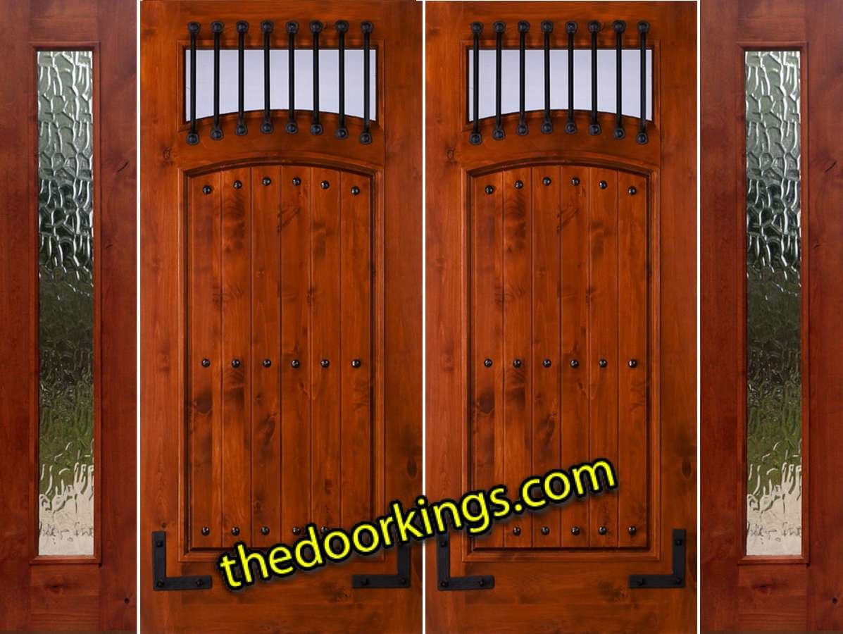 sw64 knotty alder with two flemish sidelites